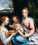 Francesco Vanni Madonna and Child with St Lucy china oil painting reproduction